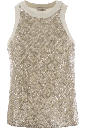Brunello Cucinelli Sequin Top