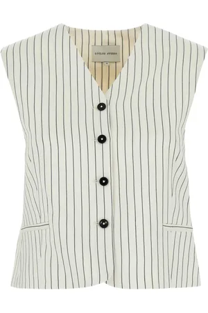 Loulou Studio Embroidered Viscose Blend Vest