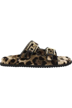 Dolce & Gabbana Animal Print Sandals