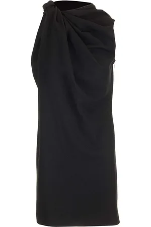 Alexander McQueen Wool Crepe Mini Dress