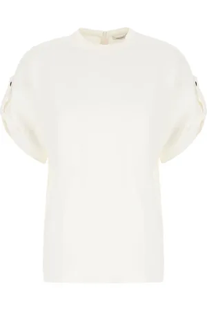 Salvatore Ferragamo White Stretch Viscose Blouse