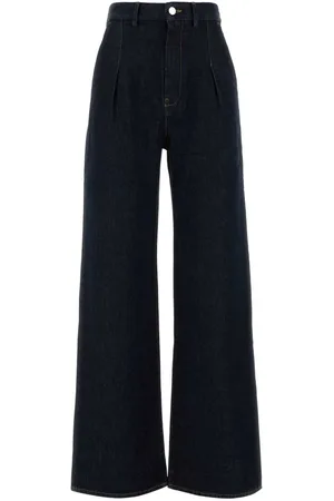 Loulou Studio Midnight Blue Denim Attu Wide-leg Jeans