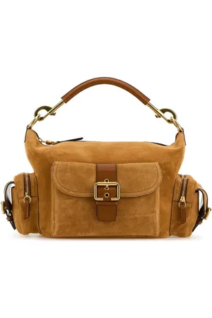 Chloé Camel Suede Medium Camera Bag Handbag