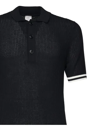 ELEVENTY Ribbed Polo Shirt