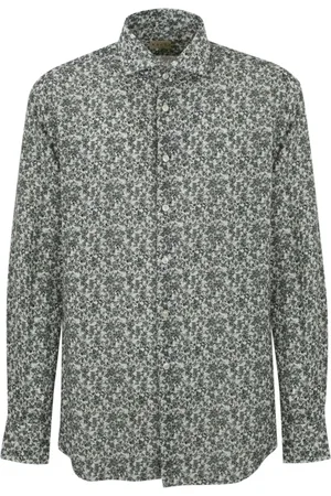 Xacus Floral Linen Blend Shirt