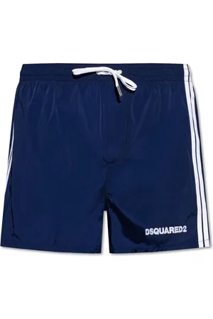 Dsquared2 Logo-embroidered Drawstring Swim Shorts