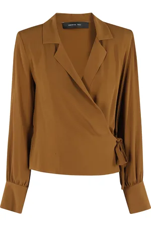 FEDERICA TOSI Incrociata Crepe De Chine