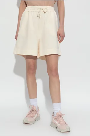 Moncler Cotton Shorts With Logo Patch