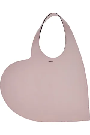 COPERNI Heart Shoulder Bag With Logo Print In Leather Woman