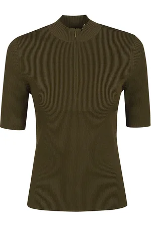 Tory Burch Half-zip Crewneck Sweater
