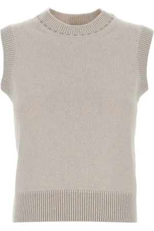 Fendi Cappuccino Cashmere Vest