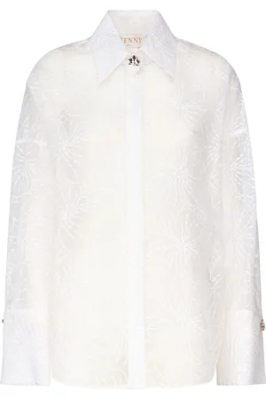 GENNY Orchids Embroidery Shirt