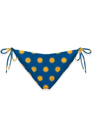 MC2 SAINT BARTH Graphic Printed Side-tied Bikini Briefs