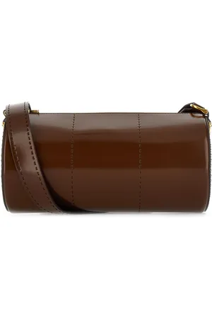 Max Mara Brown Leather Crossbody Bag
