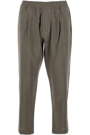 LOW BRAND Pants With Elastic Waist And Patch Pockets On The Back In Wool Man