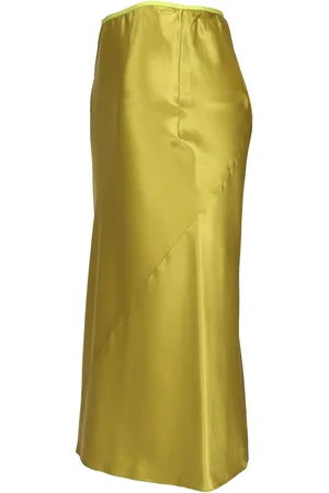 DRIES VAN NOTEN Silk Midi Skirt