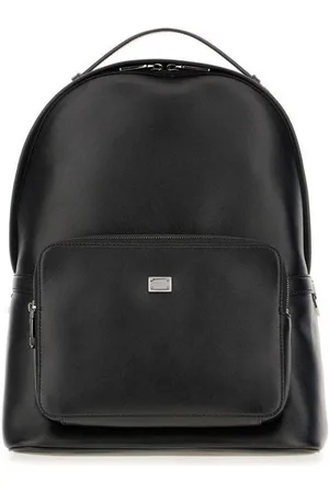 Dolce & Gabbana Logo Plaque Zipped Backpack