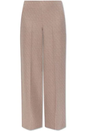 Fendi High Waist Wide-leg Trousers