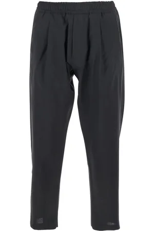 LOW BRAND Pants With Elastic Waist And Patch Pockets On The Back In Wool Man