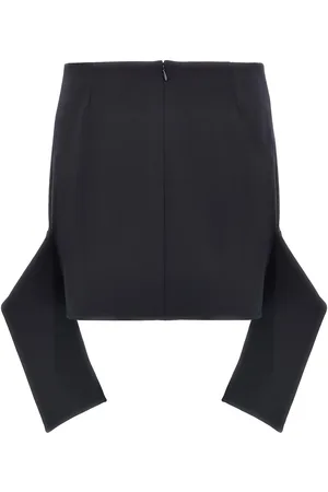 Courrèges Reversed Belt Mini Skirt