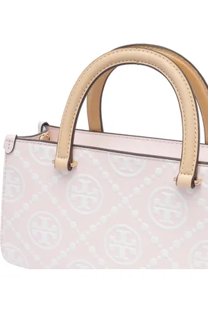 Tory Burch Small T Monogram Contrast Tote Bag