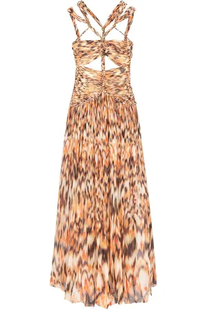 Isabel Marant Rafael Abstract Patterned Maxi Dress