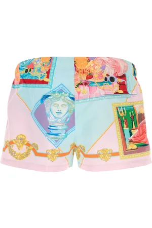 VERSACE Printed Polyester Swimming Shorts