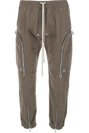Rick Owens Bauhaus Cargo Pants With Side Cargo Pockets In Tech Fabric Man