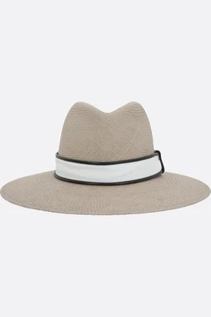 Brunello Cucinelli Natural Straw Fedora