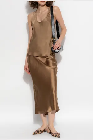 ANINE BING Silk Skirt bar
