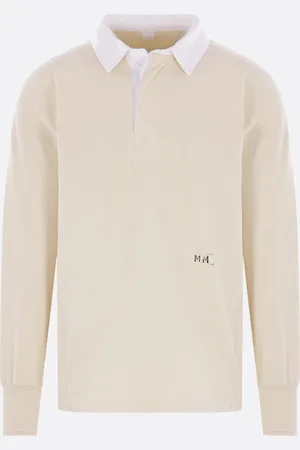 Maison Margiela Cotton Long-sleeve Polo Shirt