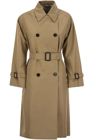 Max Mara Double-breasted Reversibletrench Coat