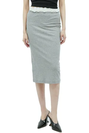 Jil Sander Logo-embroidered Layered Midi Skirt