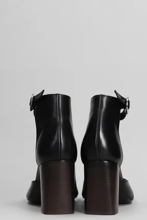 LEMAIRE High Heels Ankle Boots In Leather
