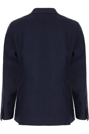 TAGLIATORE Blue Wool Blend Blazer