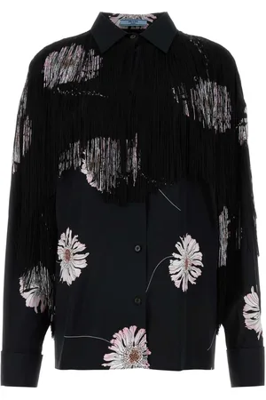 Prada Printed Poplin Shirt