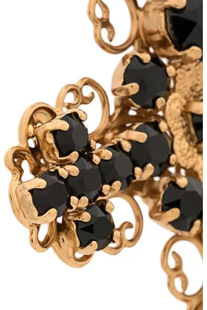 Dolce & Gabbana Cross Pendant Earrings