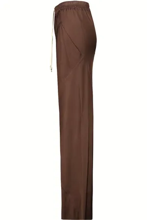 Rick Owens Bias Wide-leg Drawstring Trousers