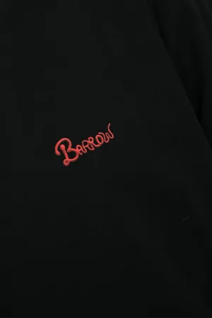 BARROW Cotton T-shirt With Cream Print