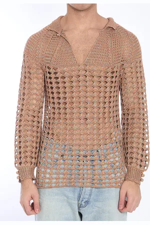 VALENTINO GARAVANI Perforated Knit Shirt