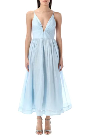 ZIMMERMANN V Neck Midi Dress