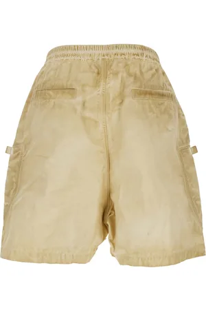 Rick Owens Bauhaus Pants With Elastic Drawstring Waist And Front Zip Pockets In Cotton Man