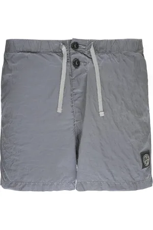 Stone Island Compass Patch Mid-rise Swim Shorts