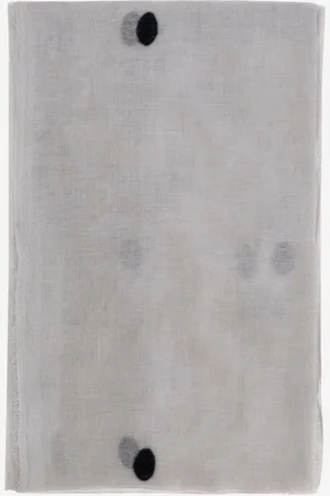 Faliero Sarti New Bonghino Silk Blend Scarf With Polka Dot Pattern