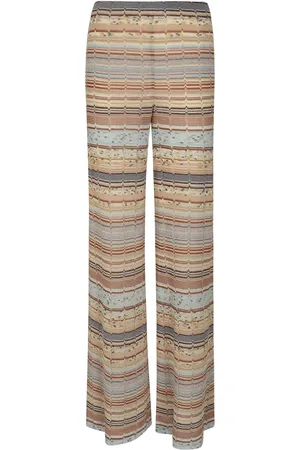 Missoni Stripe Pattern High-waist Trousers
