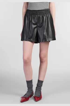 ANINE BING Kam Shorts In Black Polyester