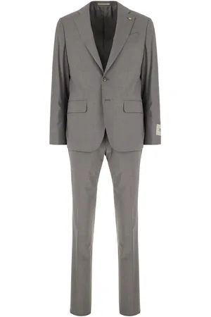 corneliani Grey Stretch Wool Suit
