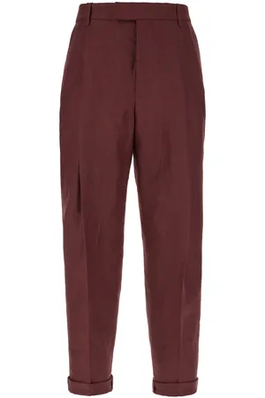 Dolce & Gabbana Grape Linen Pant