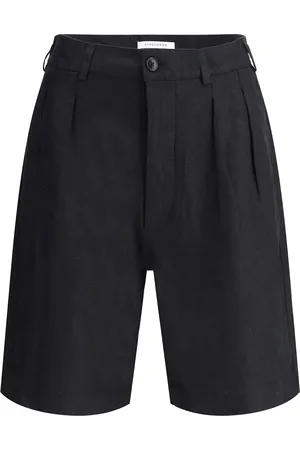 Sunflower Pleated Linen Shorts