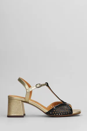 Chie Mihara Sandals In Leather And Fabric